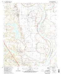 Woodson Arkansas Historical topographic map, 1:24000 scale, 7.5 X 7.5 Minute, Year 1987