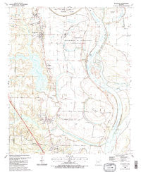 Woodson Arkansas Historical topographic map, 1:24000 scale, 7.5 X 7.5 Minute, Year 1987
