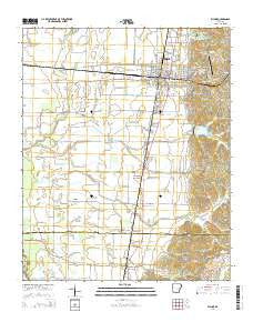 Wynne Arkansas Current topographic map, 1:24000 scale, 7.5 X 7.5 Minute, Year 2014