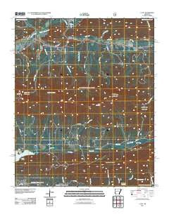 Y City Arkansas Historical topographic map, 1:24000 scale, 7.5 X 7.5 Minute, Year 2011