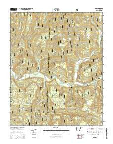 Yale Arkansas Current topographic map, 1:24000 scale, 7.5 X 7.5 Minute, Year 2014