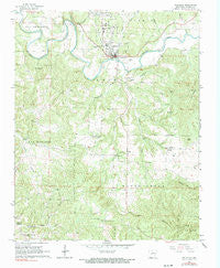 Yellville Arkansas Historical topographic map, 1:24000 scale, 7.5 X 7.5 Minute, Year 1966