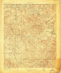 Yellville Arkansas Historical topographic map, 1:125000 scale, 30 X 30 Minute, Year 1903