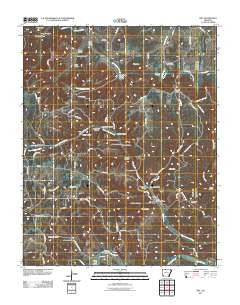 Zinc Arkansas Historical topographic map, 1:24000 scale, 7.5 X 7.5 Minute, Year 2011