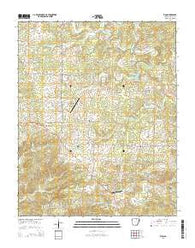 Zion Arkansas Current topographic map, 1:24000 scale, 7.5 X 7.5 Minute, Year 2014