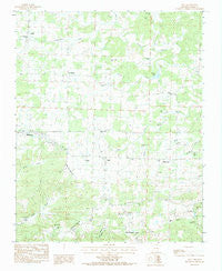 Zion Arkansas Historical topographic map, 1:24000 scale, 7.5 X 7.5 Minute, Year 1984