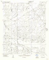 Adamana 3 NE Arizona Historical topographic map, 1:24000 scale, 7.5 X 7.5 Minute, Year 1955