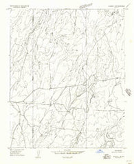 Adamana 3 SE Arizona Historical topographic map, 1:24000 scale, 7.5 X 7.5 Minute, Year 1955