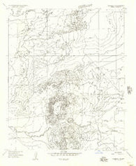 Adamana 4 NE Arizona Historical topographic map, 1:24000 scale, 7.5 X 7.5 Minute, Year 1955