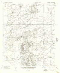 Adamana 4 NE Arizona Historical topographic map, 1:24000 scale, 7.5 X 7.5 Minute, Year 1955