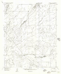 Adamana 4 NW Arizona Historical topographic map, 1:24000 scale, 7.5 X 7.5 Minute, Year 1955