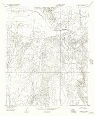 Adamana 4 SE Arizona Historical topographic map, 1:24000 scale, 7.5 X 7.5 Minute, Year 1955