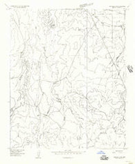 Adamana 4 SW Arizona Historical topographic map, 1:24000 scale, 7.5 X 7.5 Minute, Year 1955