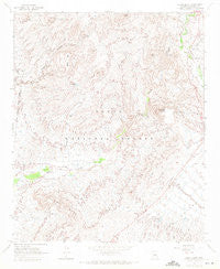 Adams Mesa Arizona Historical topographic map, 1:24000 scale, 7.5 X 7.5 Minute, Year 1964