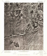 Adams Mesa Arizona Historical topographic map, 1:24000 scale, 7.5 X 7.5 Minute, Year 1971