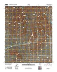 Adams Mesa Arizona Historical topographic map, 1:24000 scale, 7.5 X 7.5 Minute, Year 2011