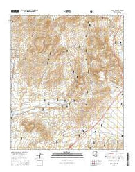Adams Mesa Arizona Current topographic map, 1:24000 scale, 7.5 X 7.5 Minute, Year 2014