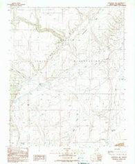 Additional Hill Arizona Historical topographic map, 1:24000 scale, 7.5 X 7.5 Minute, Year 1989