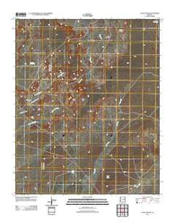 Agate House Arizona Historical topographic map, 1:24000 scale, 7.5 X 7.5 Minute, Year 2011