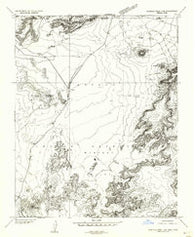 Agathla Peak 1 NW Arizona Historical topographic map, 1:24000 scale, 7.5 X 7.5 Minute, Year 1952