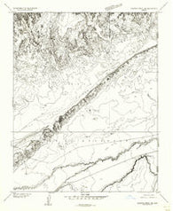 Agathla Peak 1 SE Arizona Historical topographic map, 1:24000 scale, 7.5 X 7.5 Minute, Year 1952