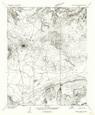 Agathla Peak 1 SW Arizona Historical topographic map, 1:24000 scale, 7.5 X 7.5 Minute, Year 1952