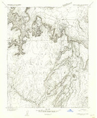 Agathla Peak 2 SE Arizona Historical topographic map, 1:24000 scale, 7.5 X 7.5 Minute, Year 1952