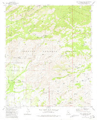 Agua Caliente Hill Arizona Historical topographic map, 1:24000 scale, 7.5 X 7.5 Minute, Year 1981