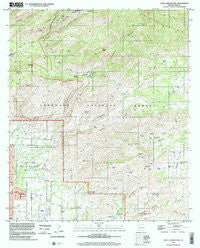 Agua Caliente Hill Arizona Historical topographic map, 1:24000 scale, 7.5 X 7.5 Minute, Year 1996