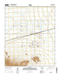 Aguila Arizona Current topographic map, 1:24000 scale, 7.5 X 7.5 Minute, Year 2014