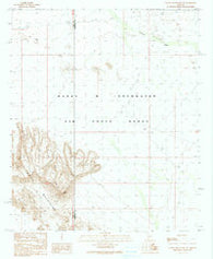 Aguila Mountains NE Arizona Historical topographic map, 1:24000 scale, 7.5 X 7.5 Minute, Year 1990