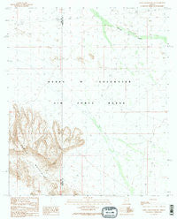 Aguila Mountains NE Arizona Historical topographic map, 1:24000 scale, 7.5 X 7.5 Minute, Year 1990