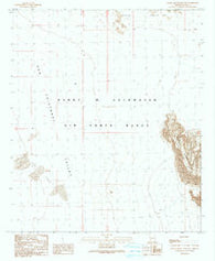 Aguila Mountains NW Arizona Historical topographic map, 1:24000 scale, 7.5 X 7.5 Minute, Year 1990