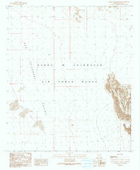 Aguila Mountains NW Arizona Historical topographic map, 1:24000 scale, 7.5 X 7.5 Minute, Year 1990
