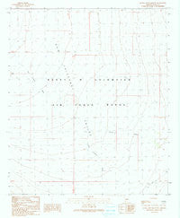 Aguila Mountains SW Arizona Historical topographic map, 1:24000 scale, 7.5 X 7.5 Minute, Year 1990