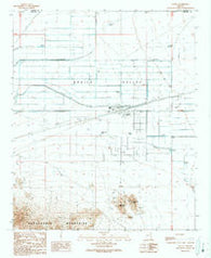 Aguila Arizona Historical topographic map, 1:24000 scale, 7.5 X 7.5 Minute, Year 1990