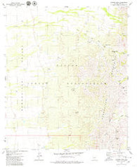 Aguirre Peak Arizona Historical topographic map, 1:24000 scale, 7.5 X 7.5 Minute, Year 1979