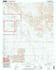 Ajo North Arizona Historical topographic map, 1:24000 scale, 7.5 X 7.5 Minute, Year 1996
