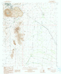Ajo South Arizona Historical topographic map, 1:24000 scale, 7.5 X 7.5 Minute, Year 1990