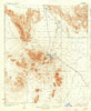 Ajo Arizona Historical topographic map, 1:62500 scale, 15 X 15 Minute, Year 1934