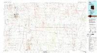 Ajo Arizona Historical topographic map, 1:100000 scale, 30 X 60 Minute, Year 1980