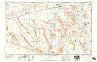 Ajo Arizona Historical topographic map, 1:250000 scale, 1 X 2 Degree, Year 1958