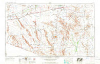 Ajo Arizona Historical topographic map, 1:250000 scale, 1 X 2 Degree, Year 1967