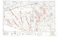 Ajo Arizona Historical topographic map, 1:250000 scale, 1 X 2 Degree, Year 1953