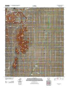 Ajo South Arizona Historical topographic map, 1:24000 scale, 7.5 X 7.5 Minute, Year 2011