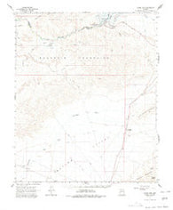Alamo Dam Arizona Historical topographic map, 1:62500 scale, 15 X 15 Minute, Year 1966