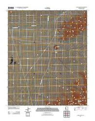 Alamo Dam SE Arizona Historical topographic map, 1:24000 scale, 7.5 X 7.5 Minute, Year 2011
