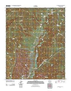 Alchesay Flat Arizona Historical topographic map, 1:24000 scale, 7.5 X 7.5 Minute, Year 2011