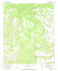 Alma Mesa Arizona Historical topographic map, 1:24000 scale, 7.5 X 7.5 Minute, Year 1967