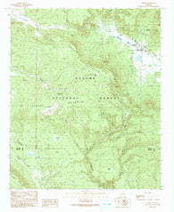 Alpine Arizona Historical topographic map, 1:24000 scale, 7.5 X 7.5 Minute, Year 1991